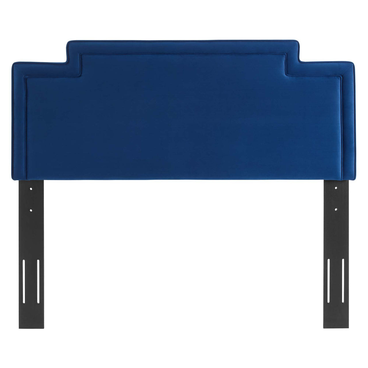Veil Velvet Twin Headboard, Navy