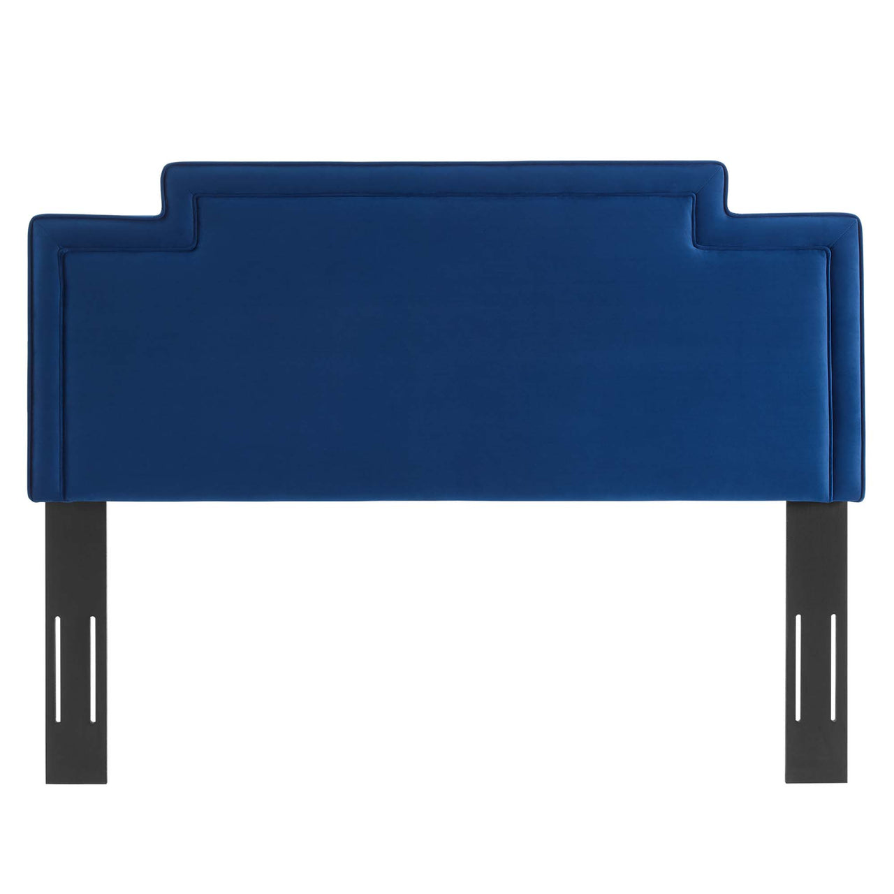 Veil Velvet Full | Queen Headboard, Navy