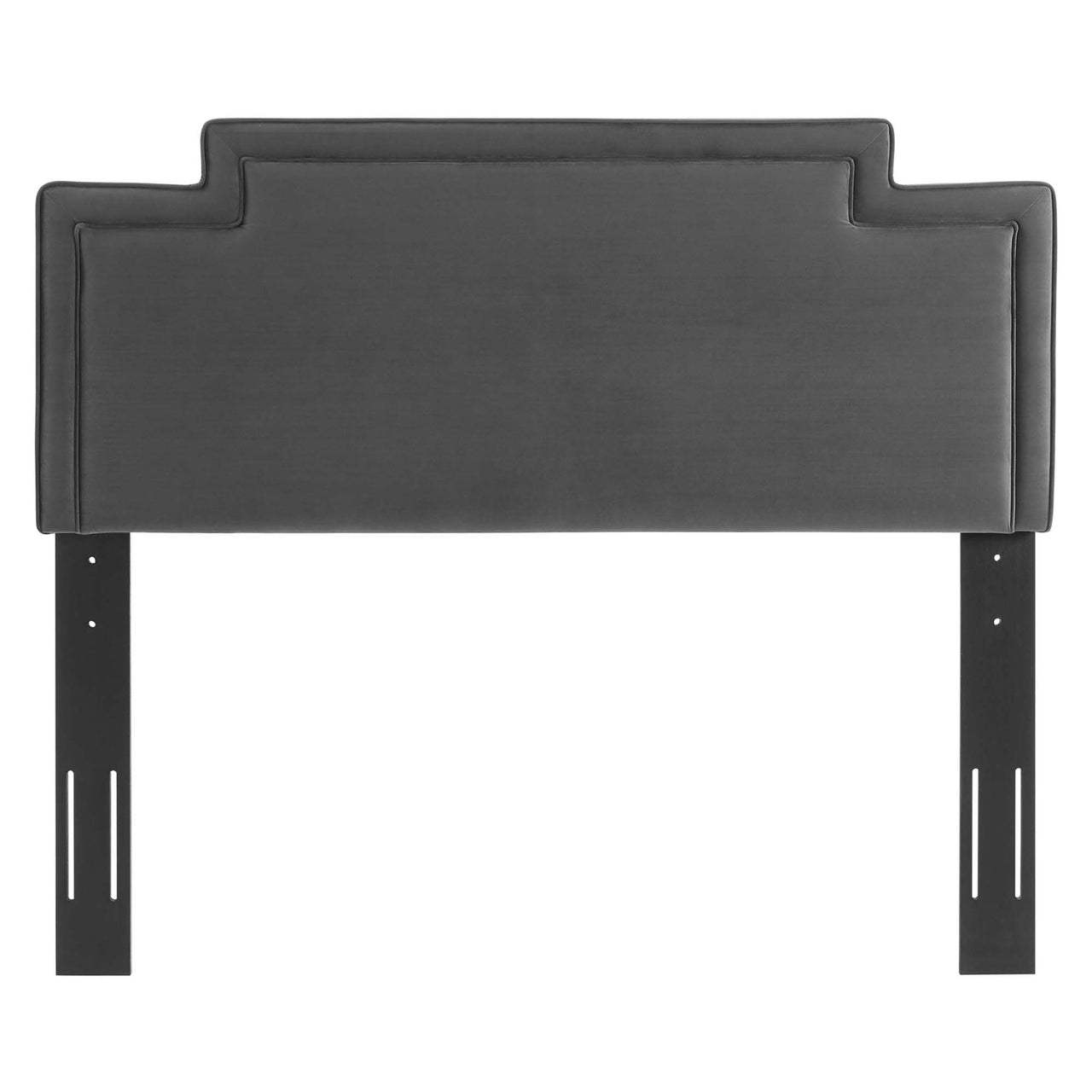 Veil Velvet King | California King Headboard, Charcoal