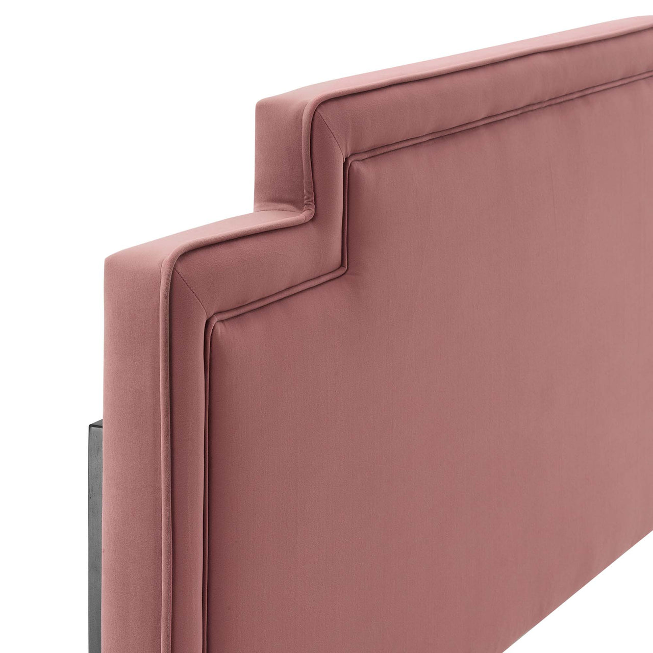 Veil Velvet King | California King Headboard, Dusty Rose