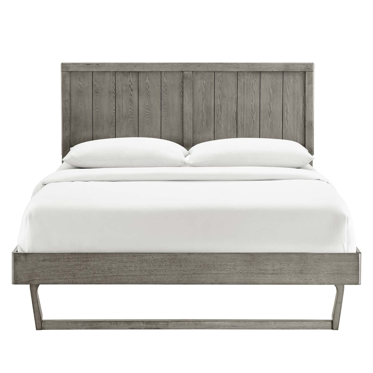Alvara Full Platform Bed, Gray