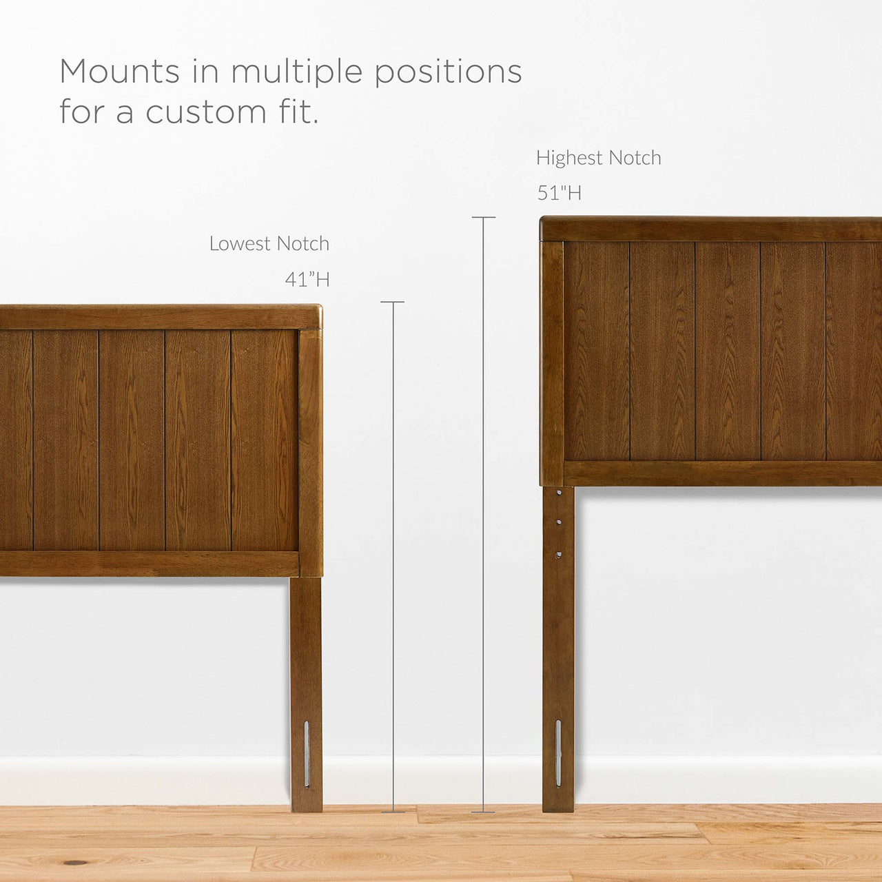 Alvara Full Platform Bed, Walnut