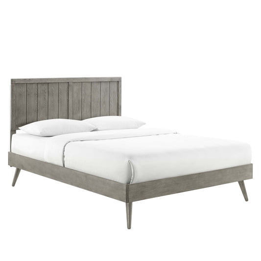 Alvara Full Platform Bed, Gray