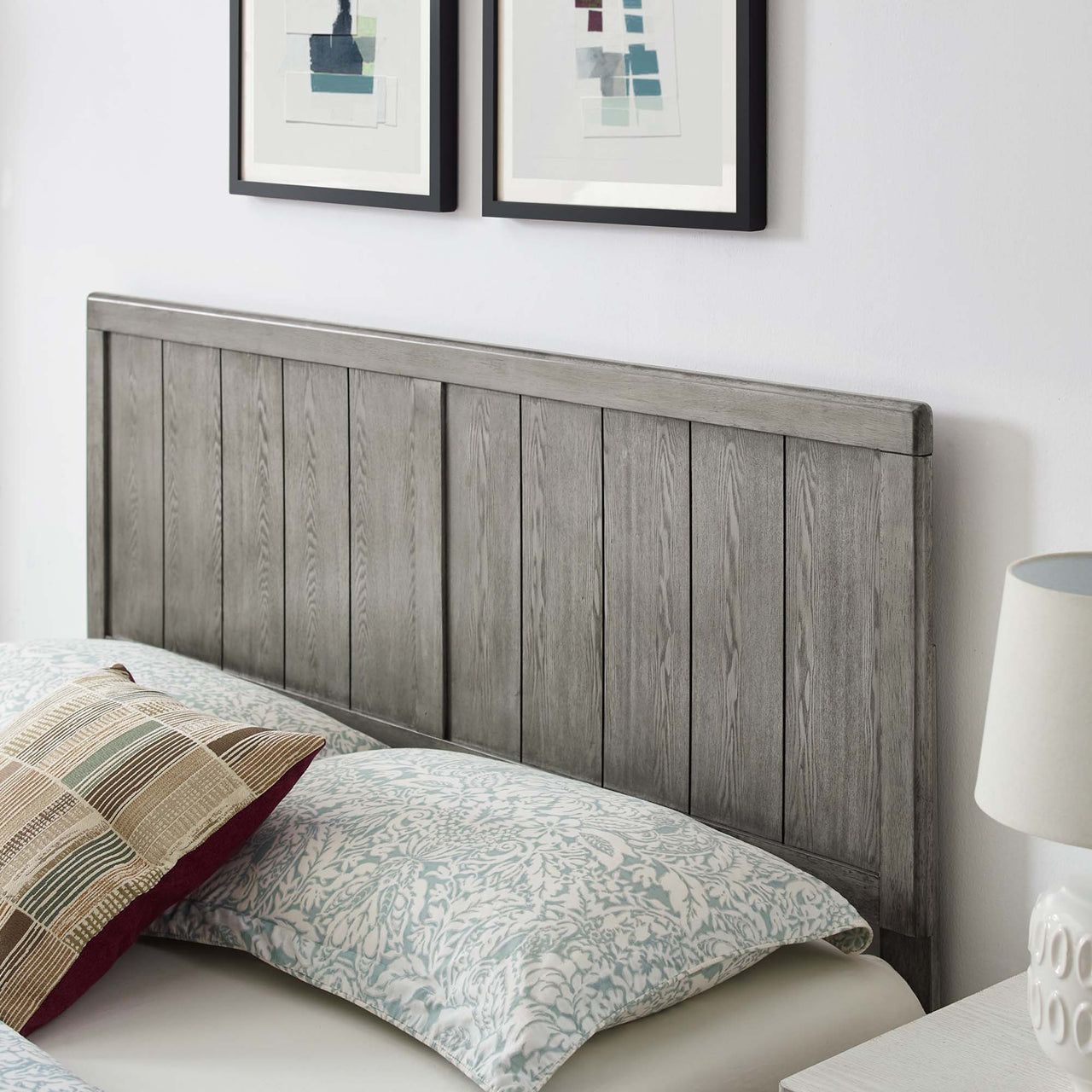 Alvara Full Platform Bed, Gray