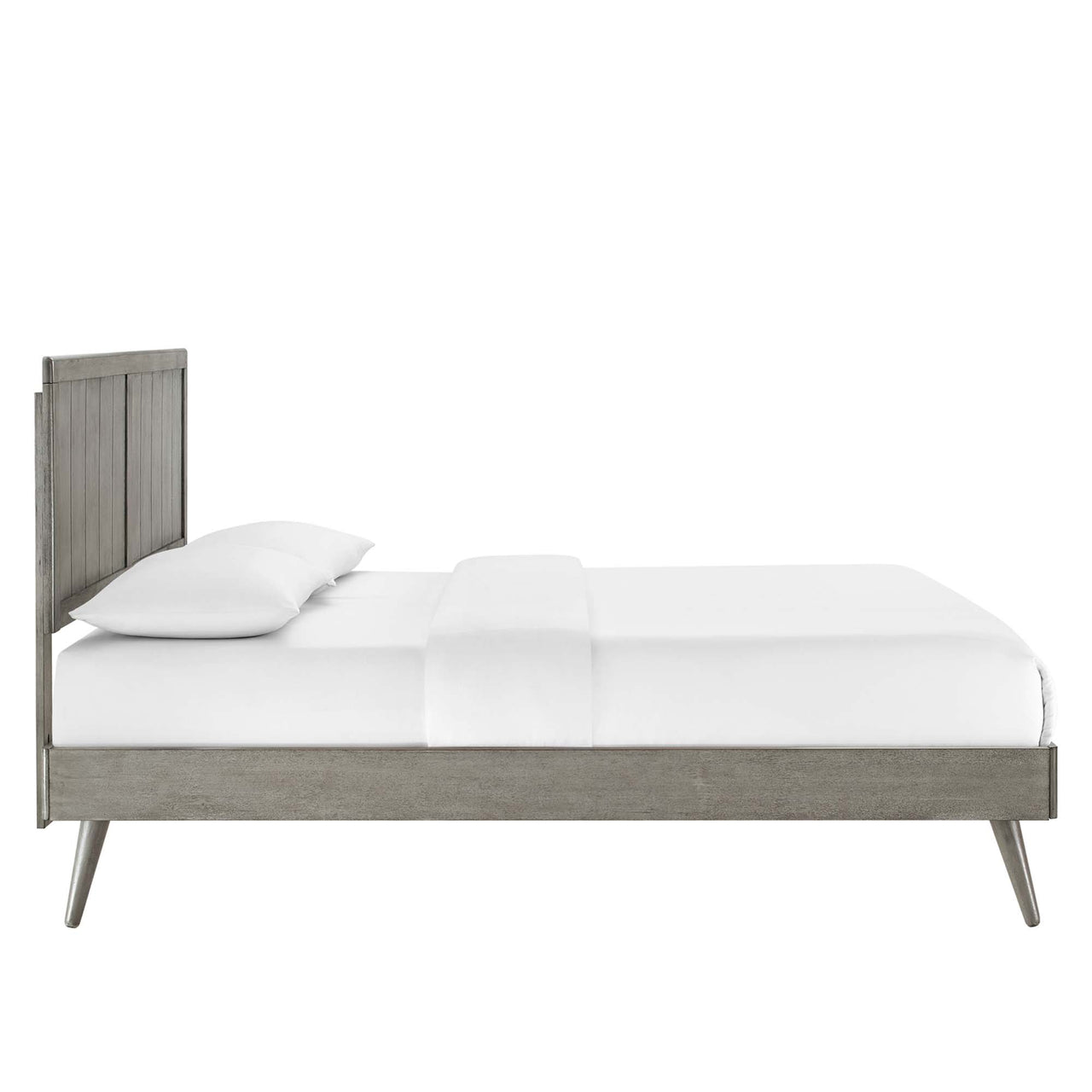 Alvara Full Platform Bed, Gray