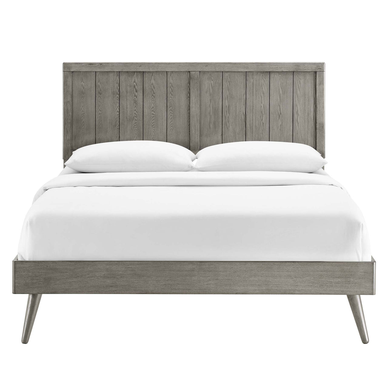 Alvara Full Platform Bed, Gray