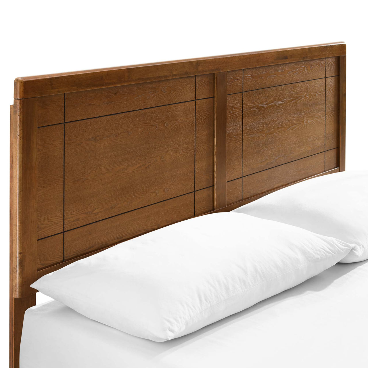 Eldenwood King Platform Bed, Walnut