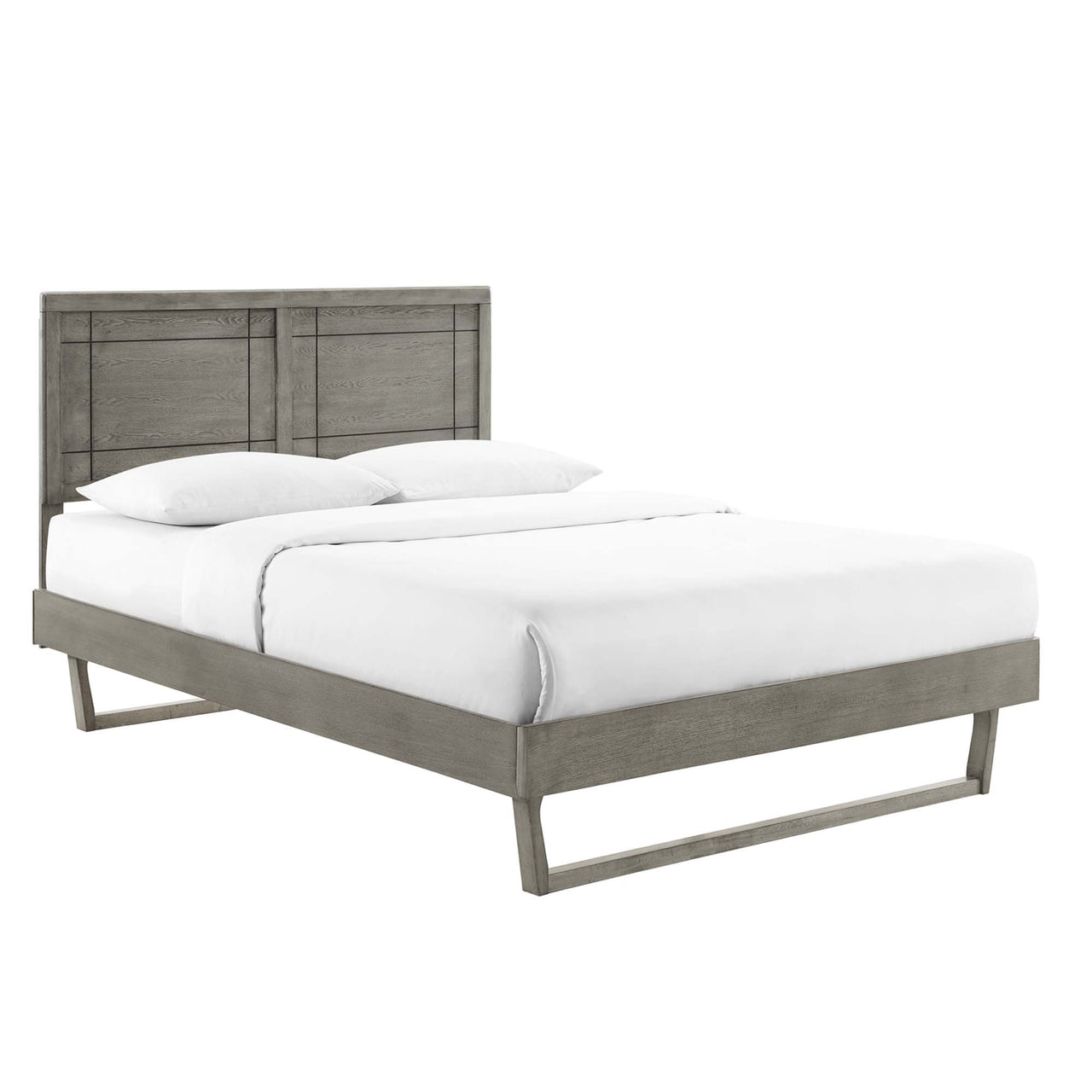 Eldenwood Twin Platform Bed, Gray