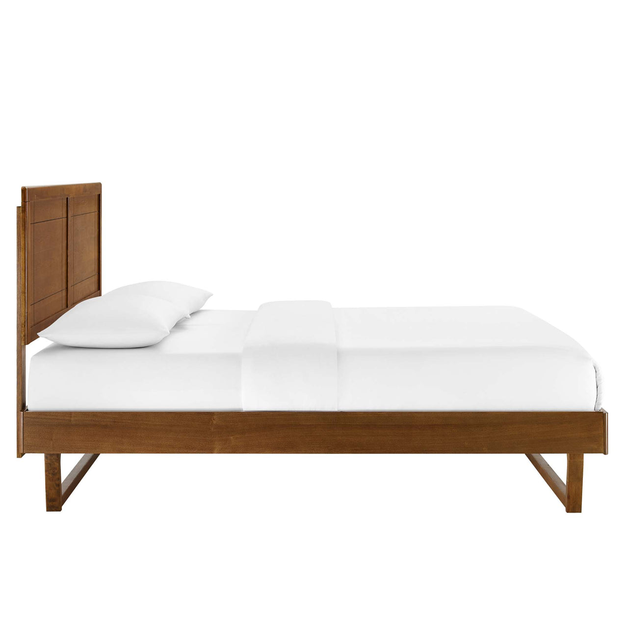 Eldenwood Twin Platform Bed, Walnut