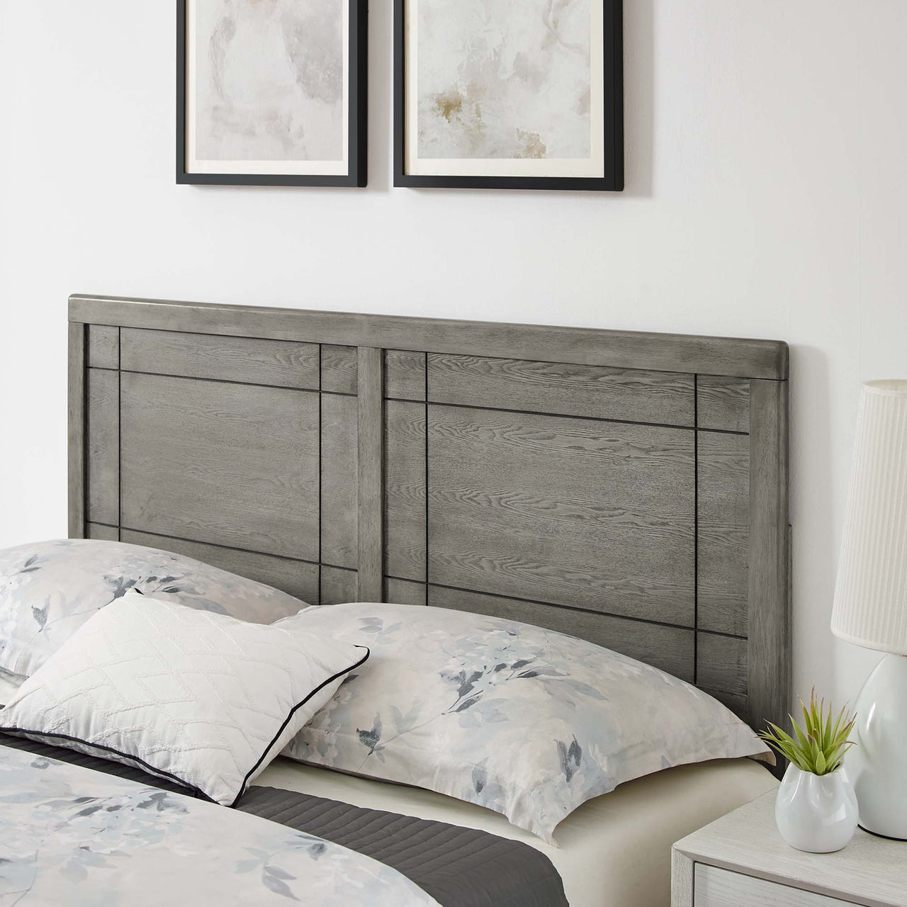 Eldenwood Full Platform Bed, Gray
