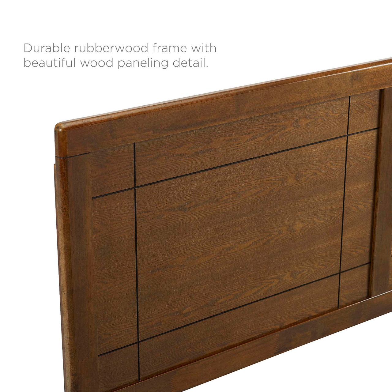 Eldenwood King Platform Bed, Walnut