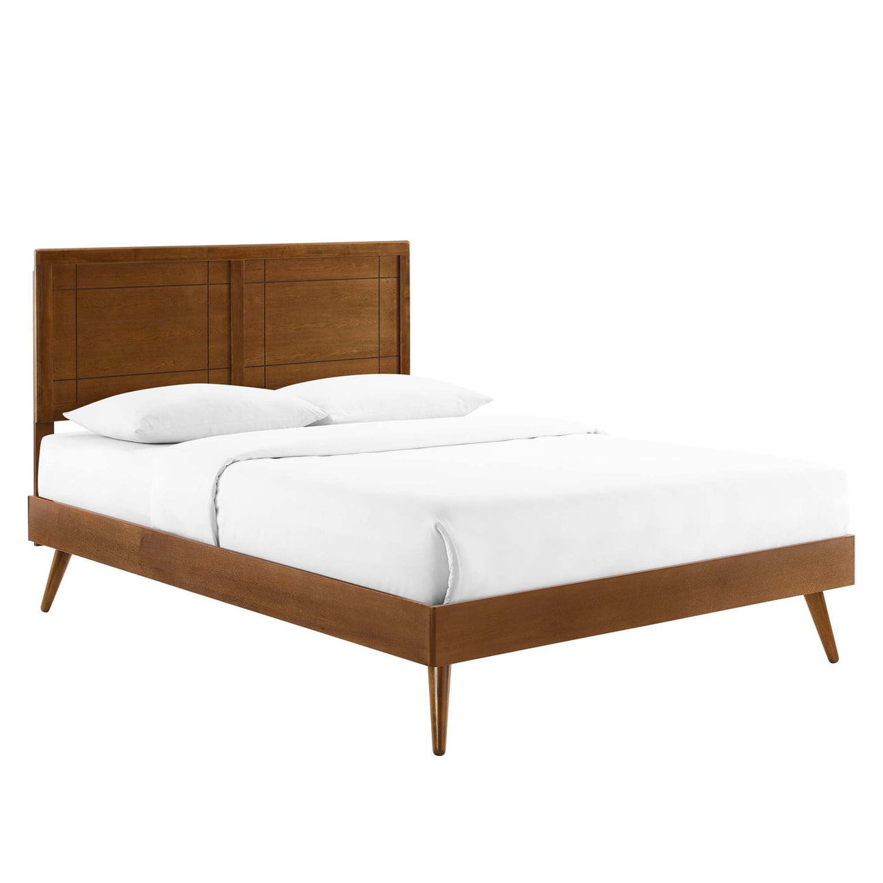 Eldenwood Twin Platform Bed, Walnut