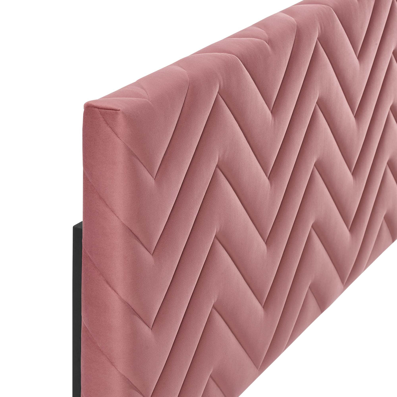 Wayfinder Velvet King | California King Headboard, Dusty Rose