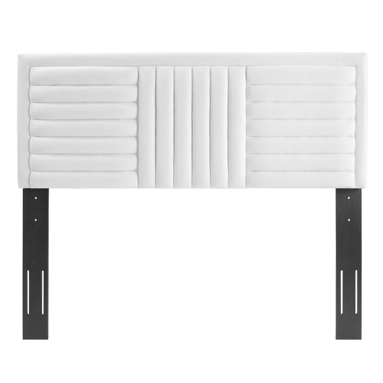 Mirielle Velvet King | California King Headboard, White
