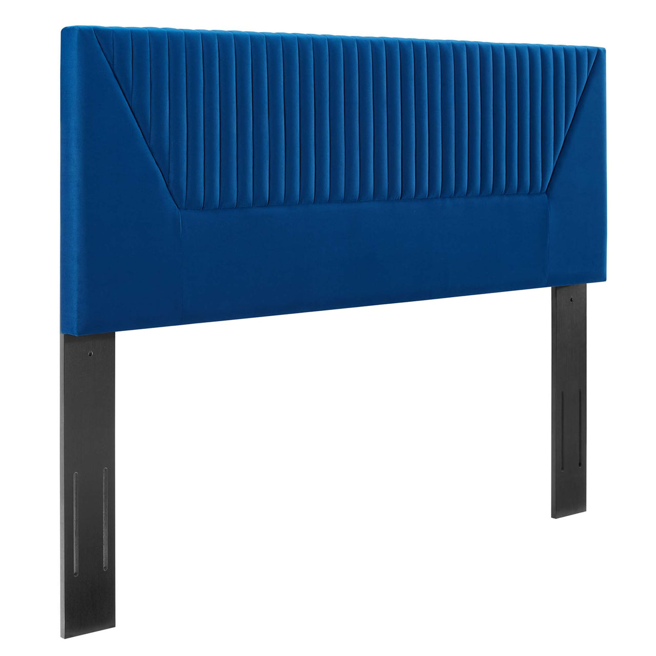 Pierce Velvet Twin Headboard, Navy