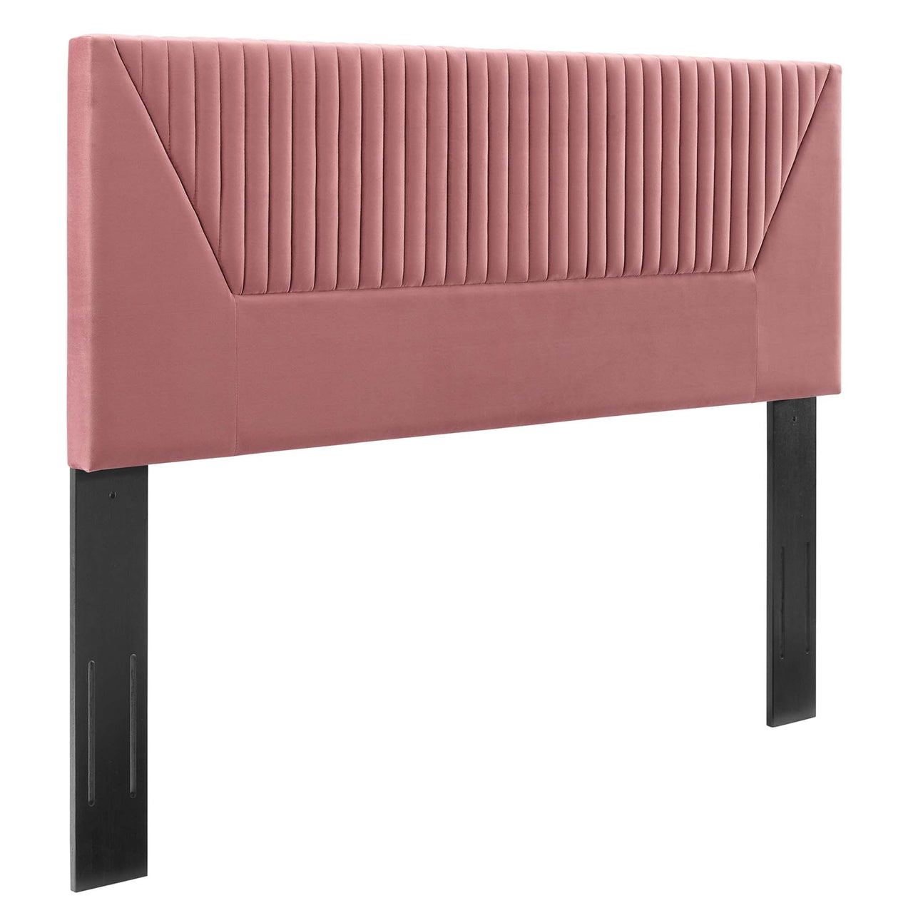 Pierce Velvet Full | Queen Headboard, Dusty Rose