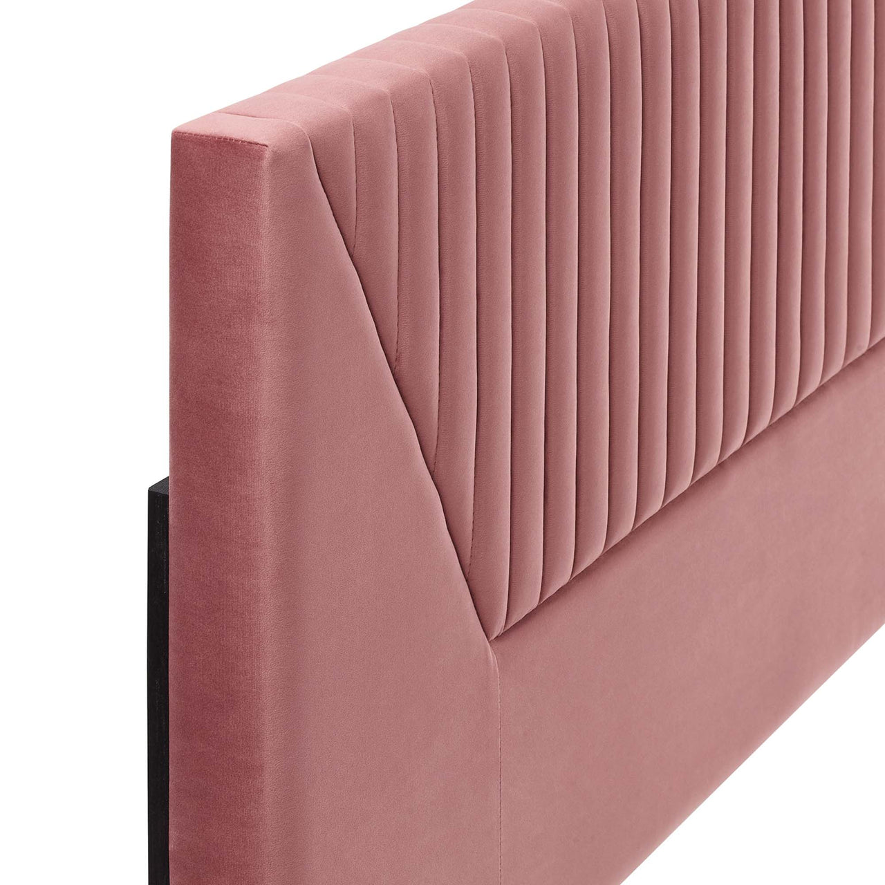 Pierce Velvet Full | Queen Headboard, Dusty Rose