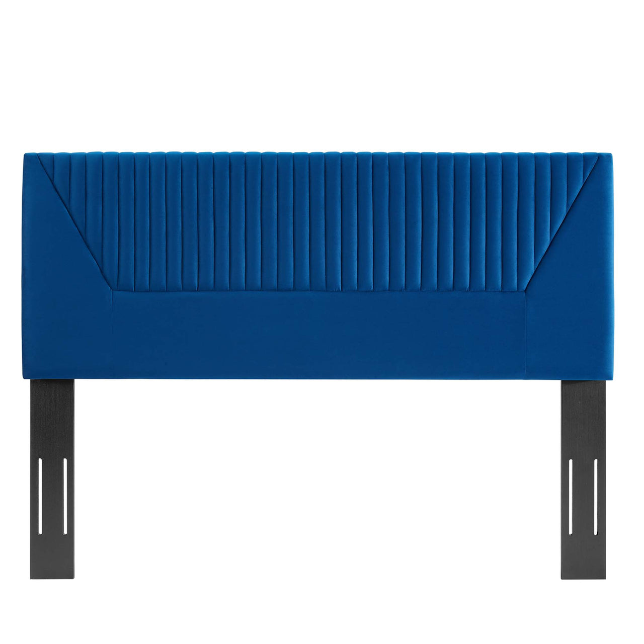 Pierce Velvet Full | Queen Headboard, Navy
