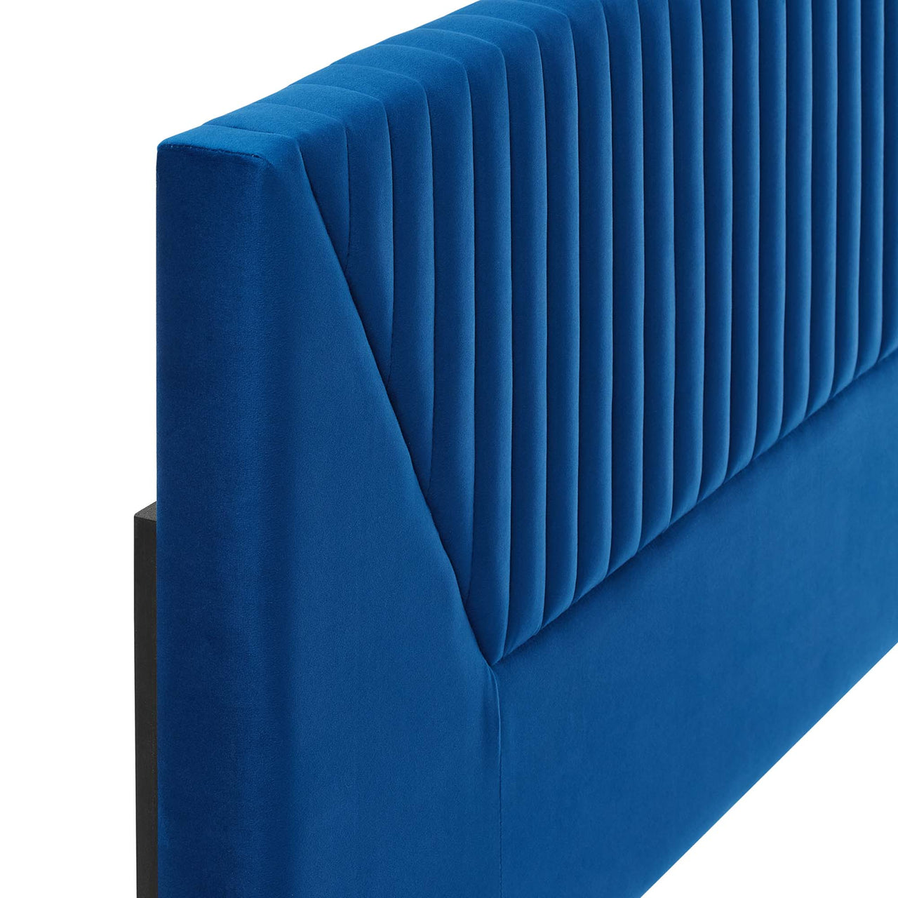 Pierce Velvet Full | Queen Headboard, Navy