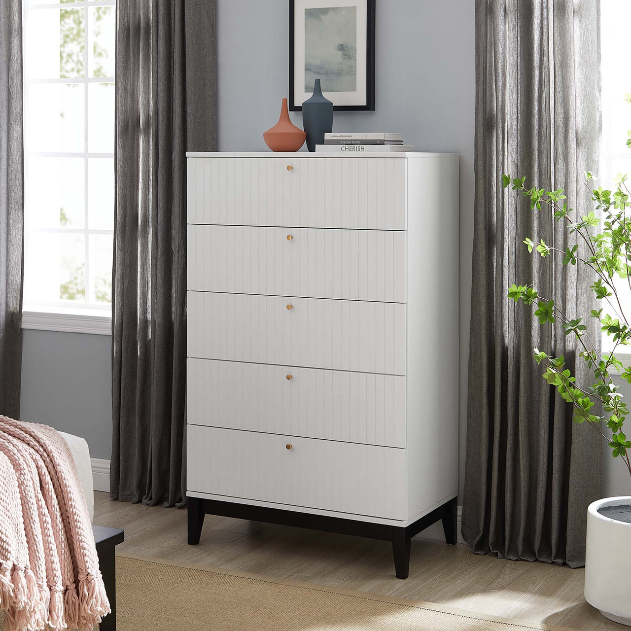 Dakota Chest, White