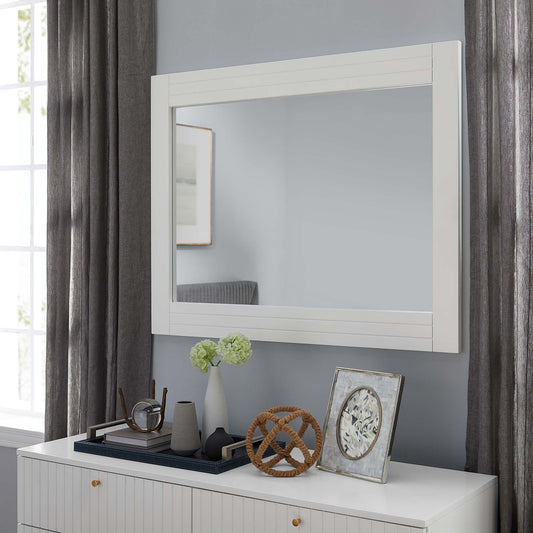 Noelle Mirror, White