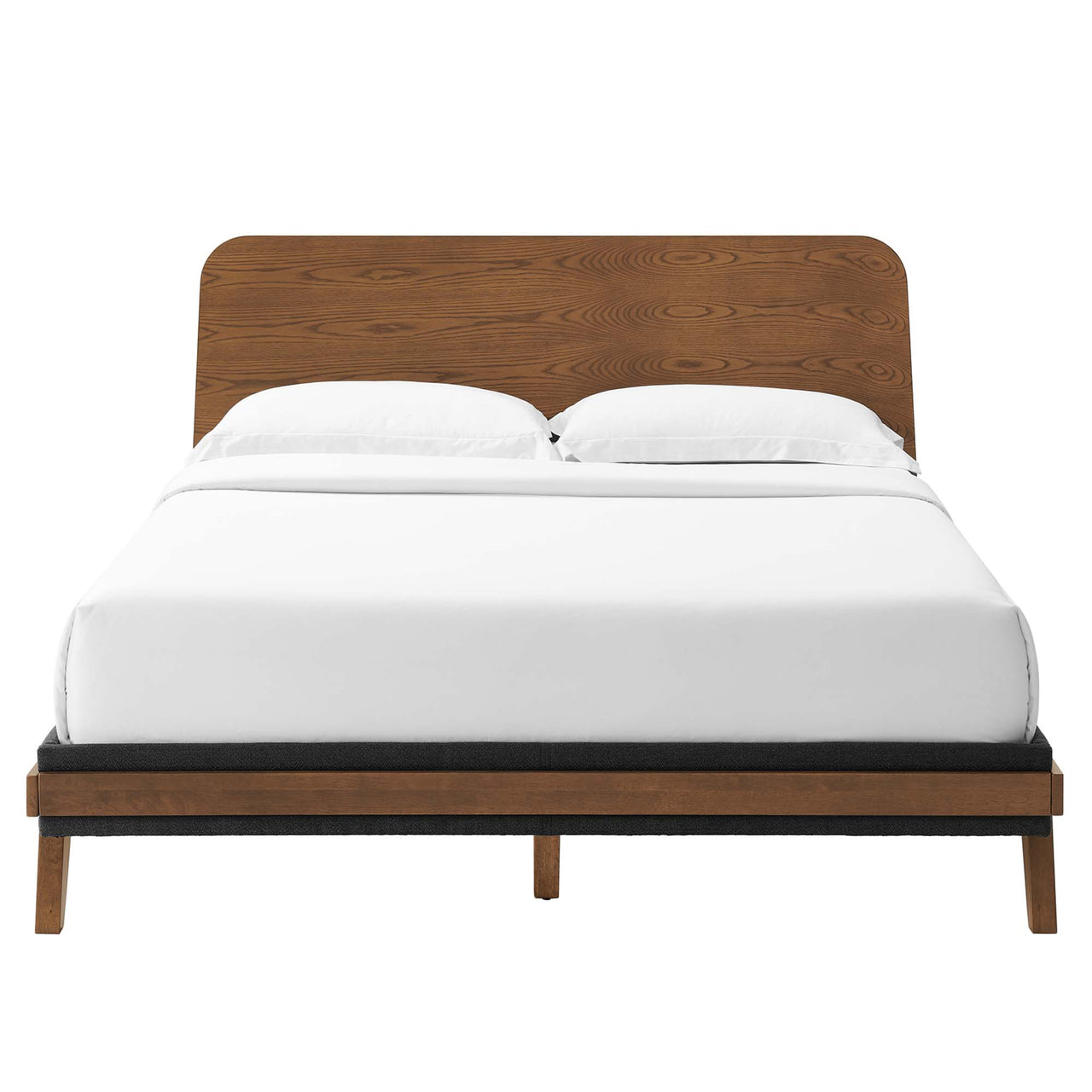 Duvall Queen Platform Bed, Walnut