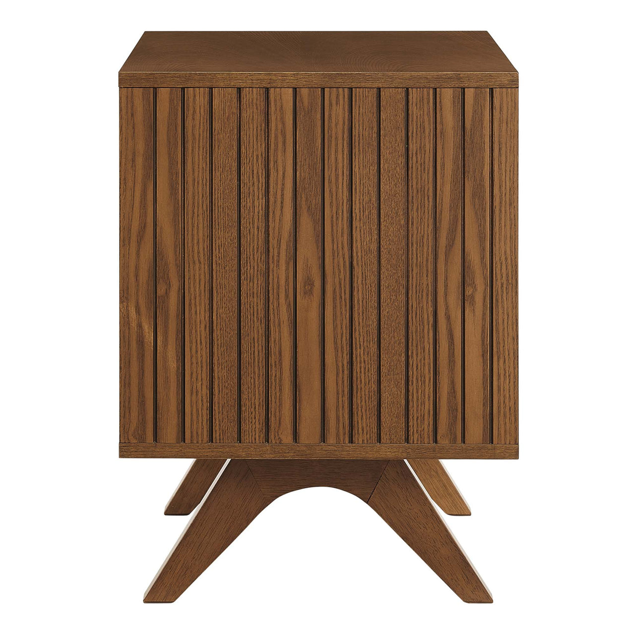 Duvall Nightstand, Walnut & Gray