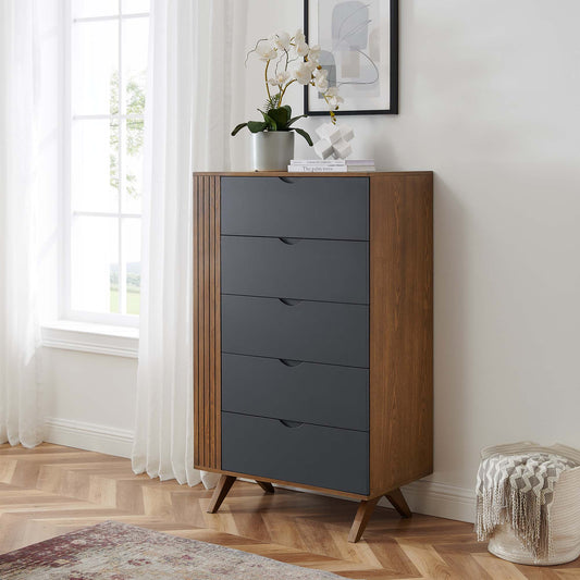 Dylan Chest, Walnut & Gray