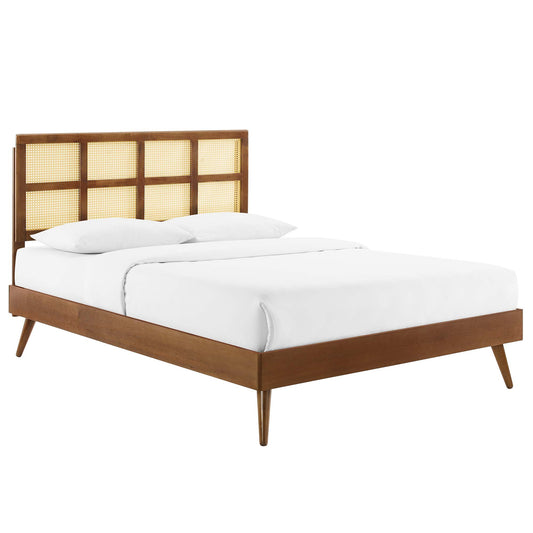 Matrix King Platform Bed, Walnut