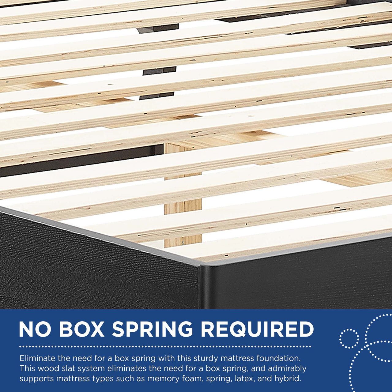 Kaelus Full Platform Bed, Black