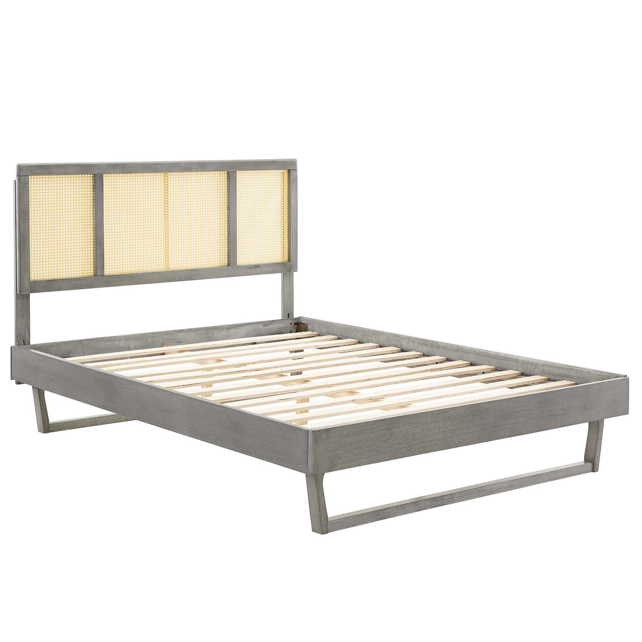 Kaelus Full Platform Bed, Gray