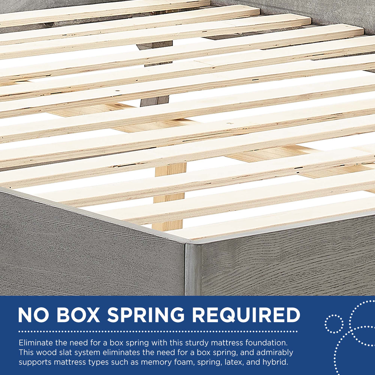 Kaelus Full Platform Bed, Gray