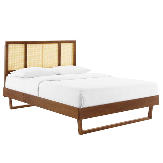Kaelus Full Platform Bed, Walnut