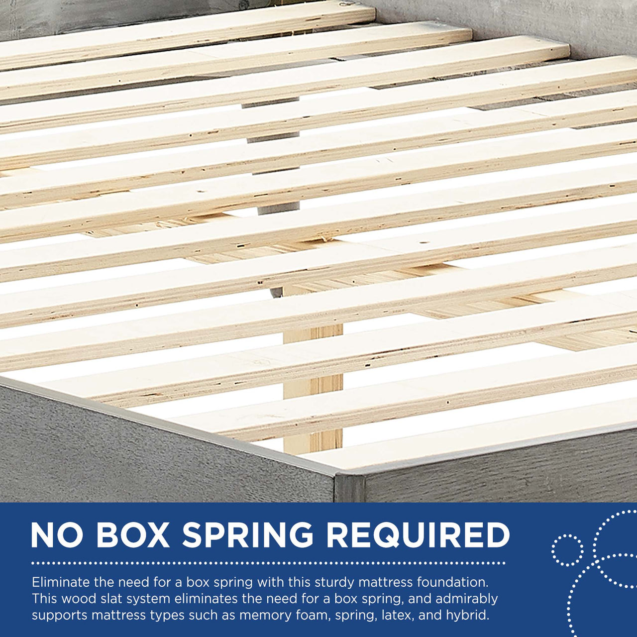 Kaelus Full Platform Bed, Gray