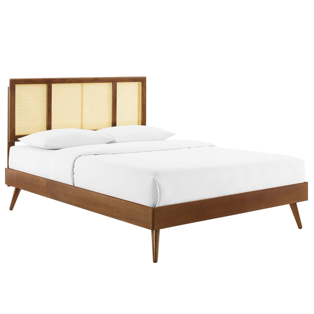 Kaelus King Platform Bed, Walnut