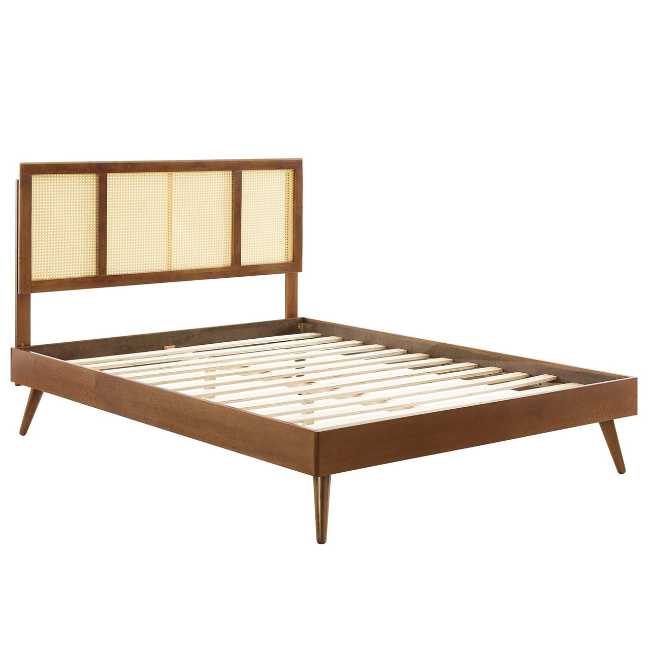 Kaelus King Platform Bed, Walnut