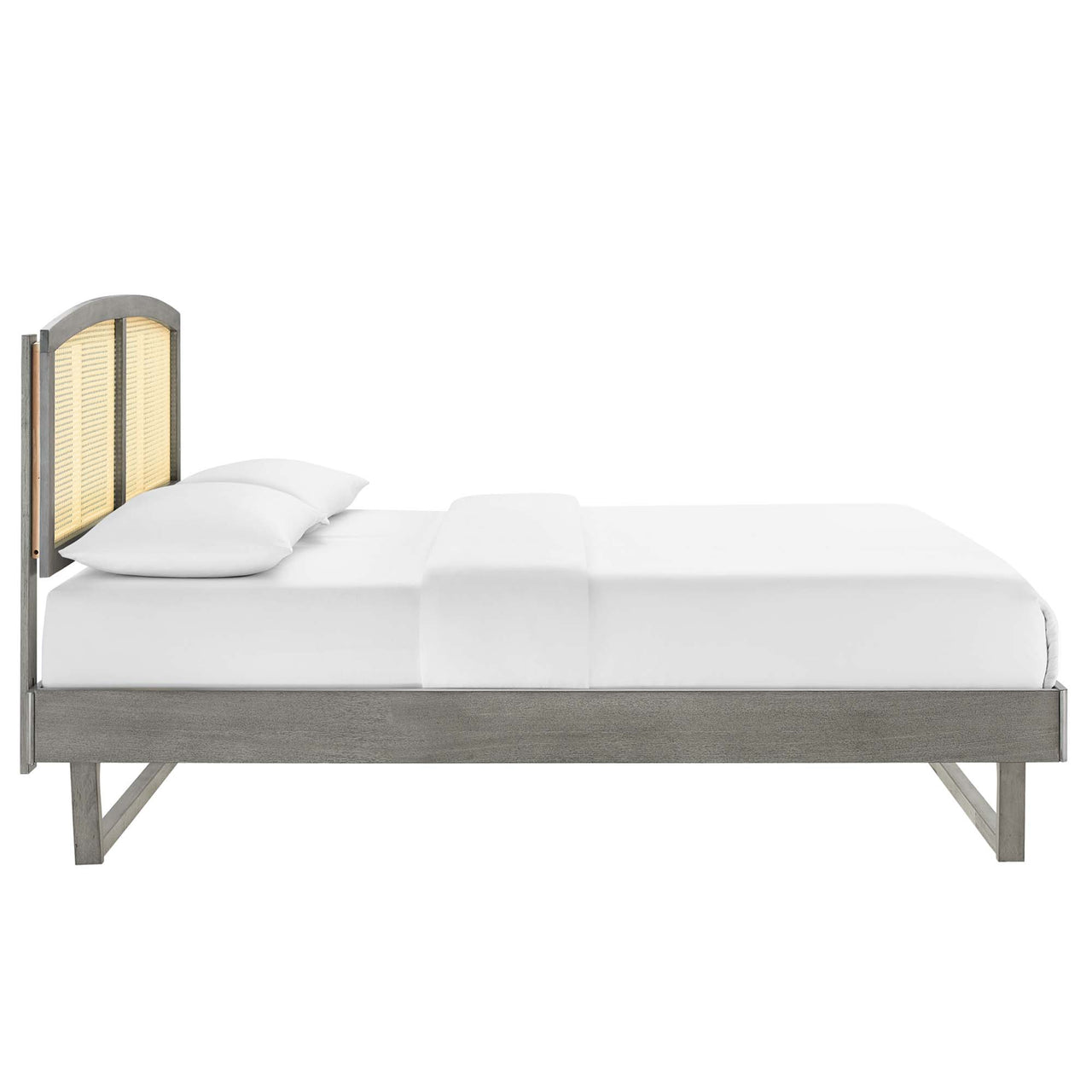 Payne Full Platform Bed, Gray