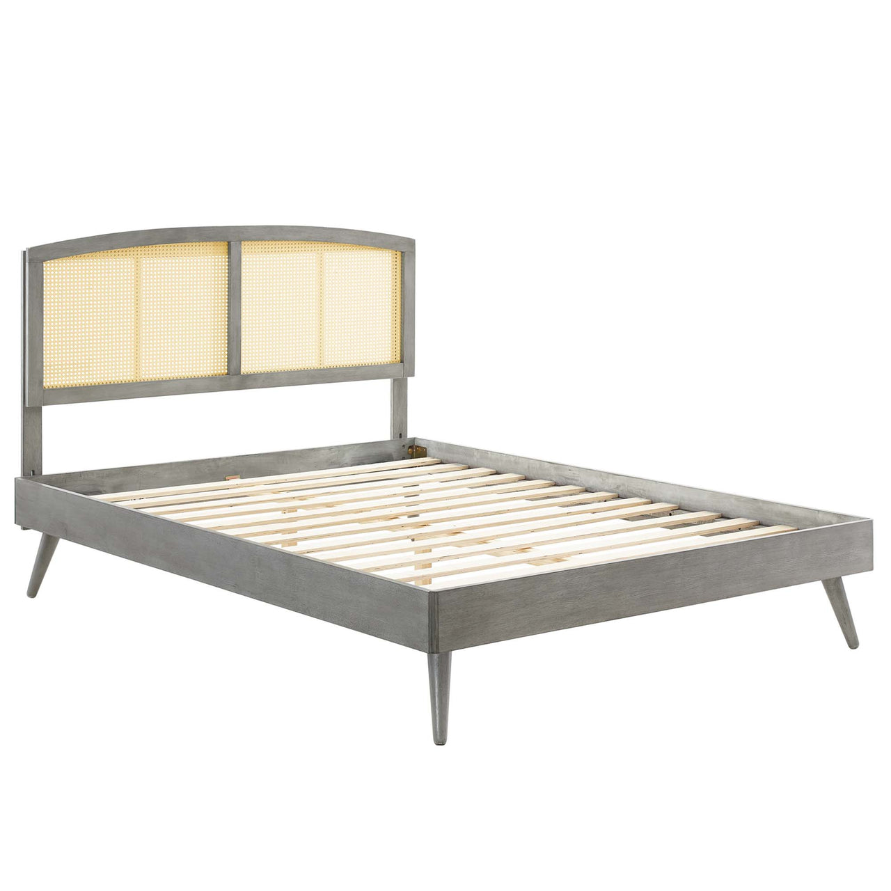 Payne Full Platform Bed, Gray