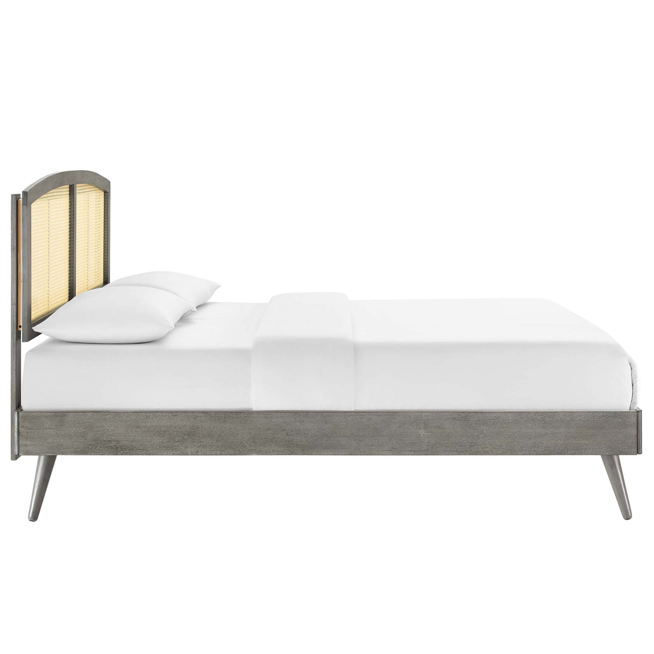 Payne Full Platform Bed, Gray