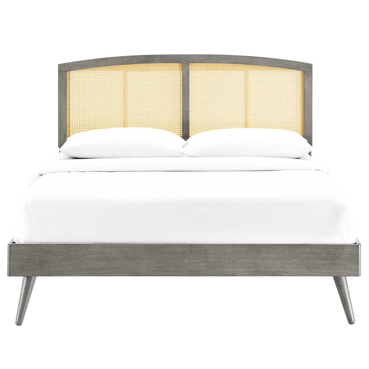 Payne Full Platform Bed, Gray