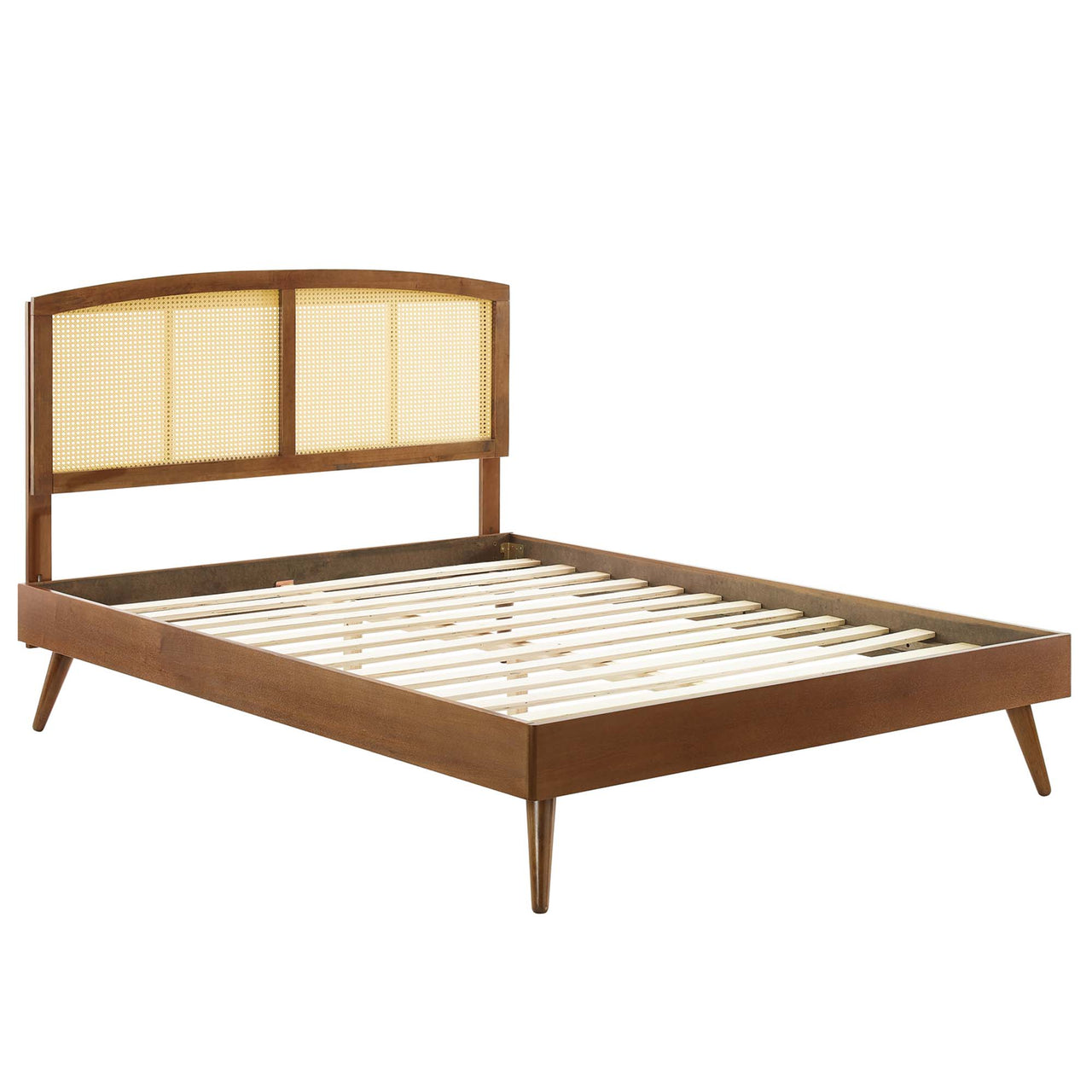 Payne King Platform Bed, Walnut