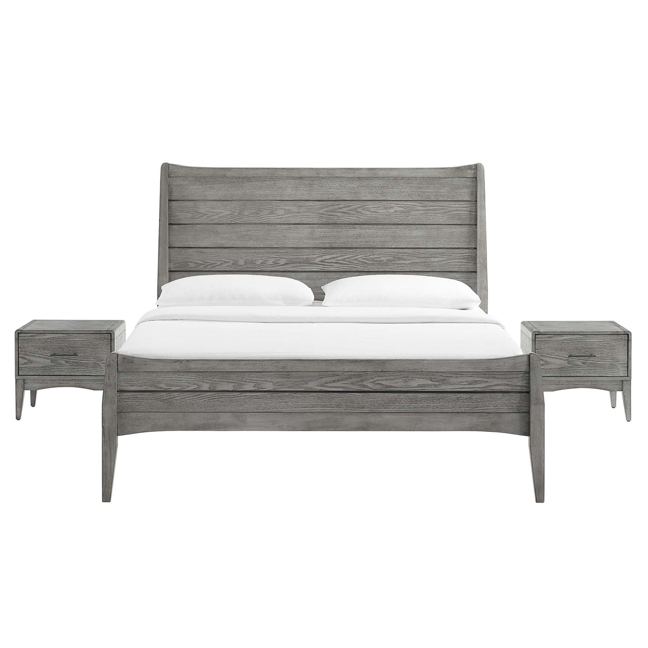Gina 3-Piece King Bedroom Set, Gray