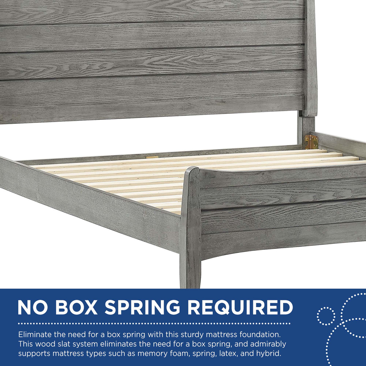 Gina 3-Piece King Bedroom Set, Gray