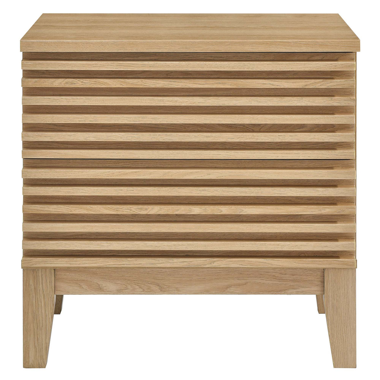 Ventra Nightstand, Medium, Oak