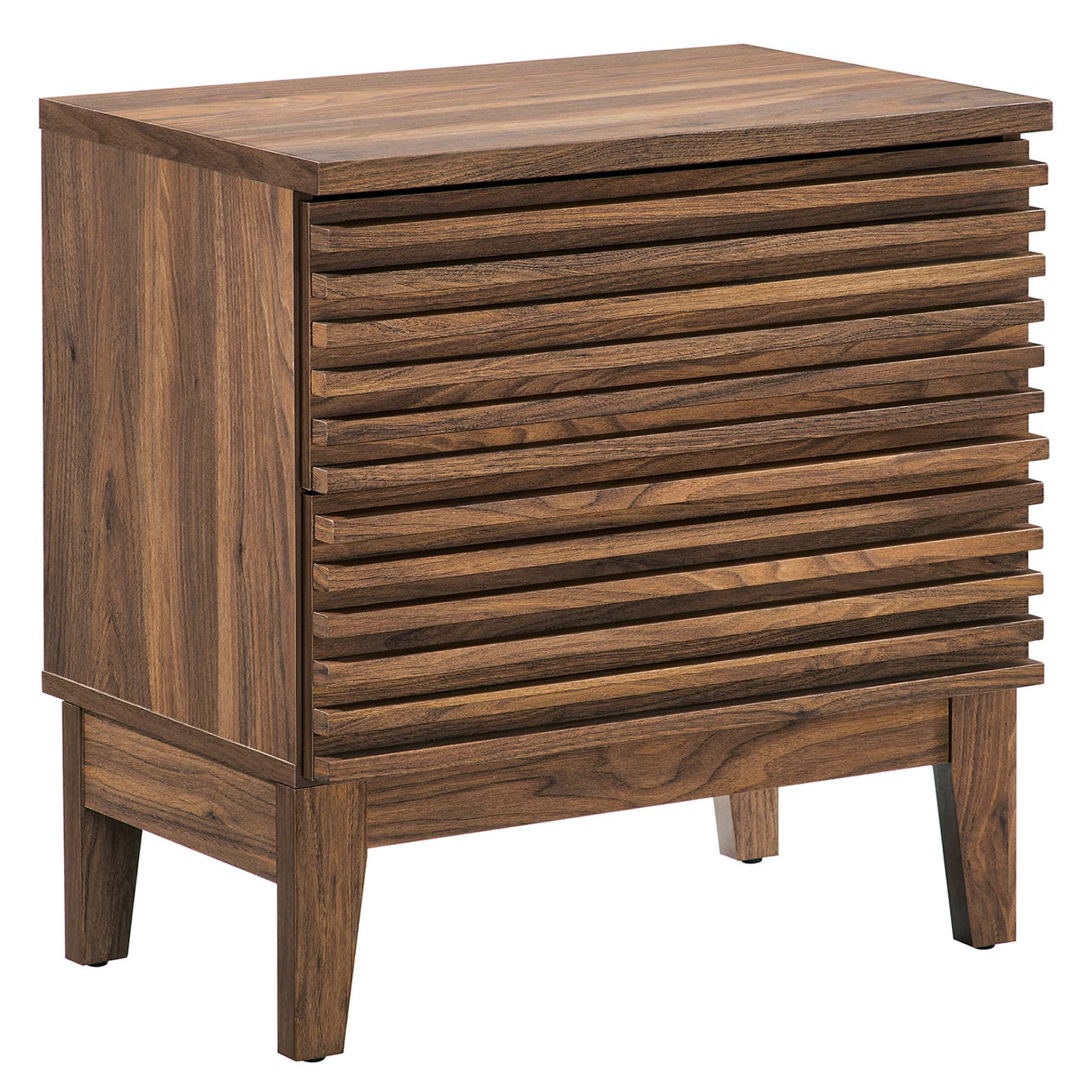 Ventra Nightstand, Medium, Walnut