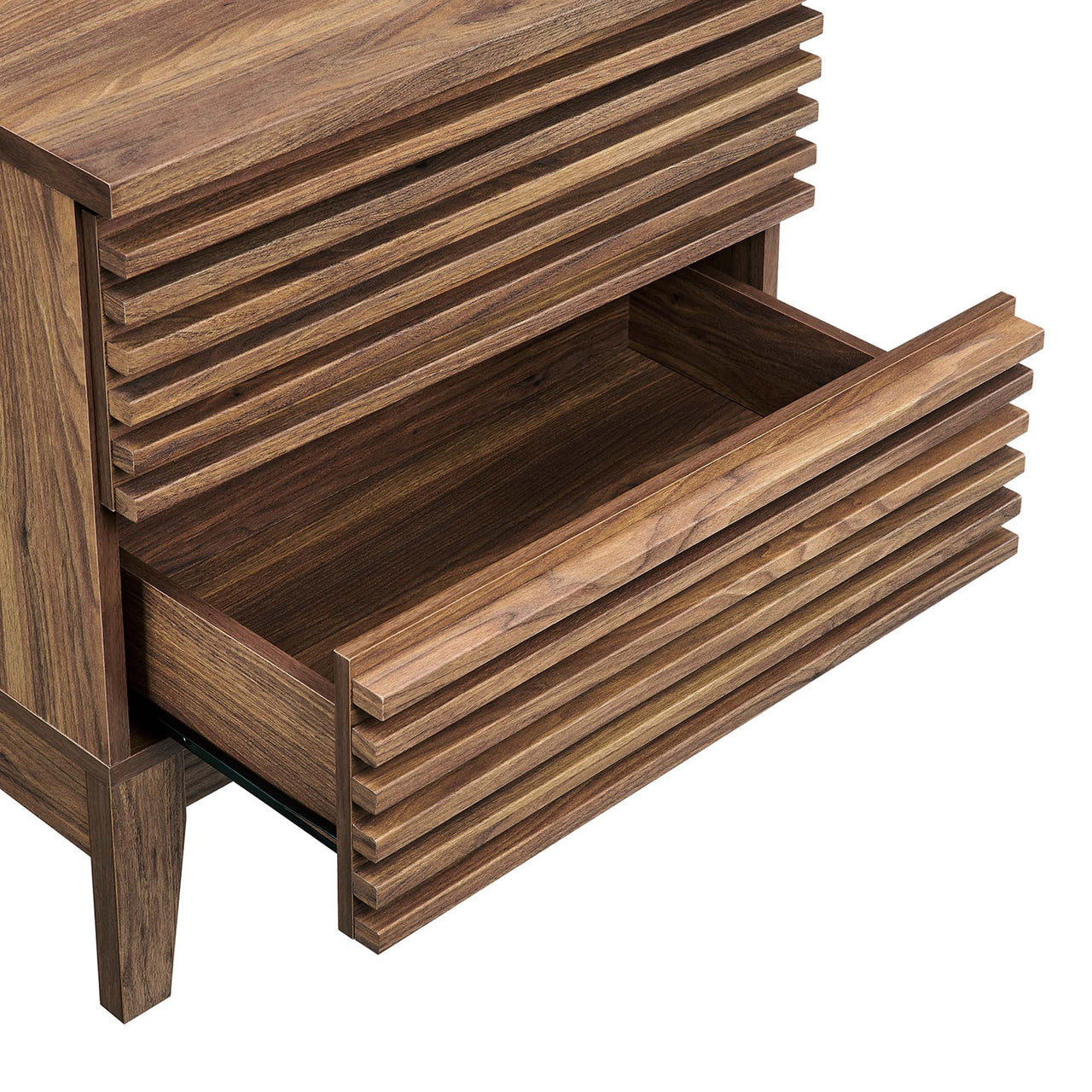 Ventra Nightstand, Medium, Walnut
