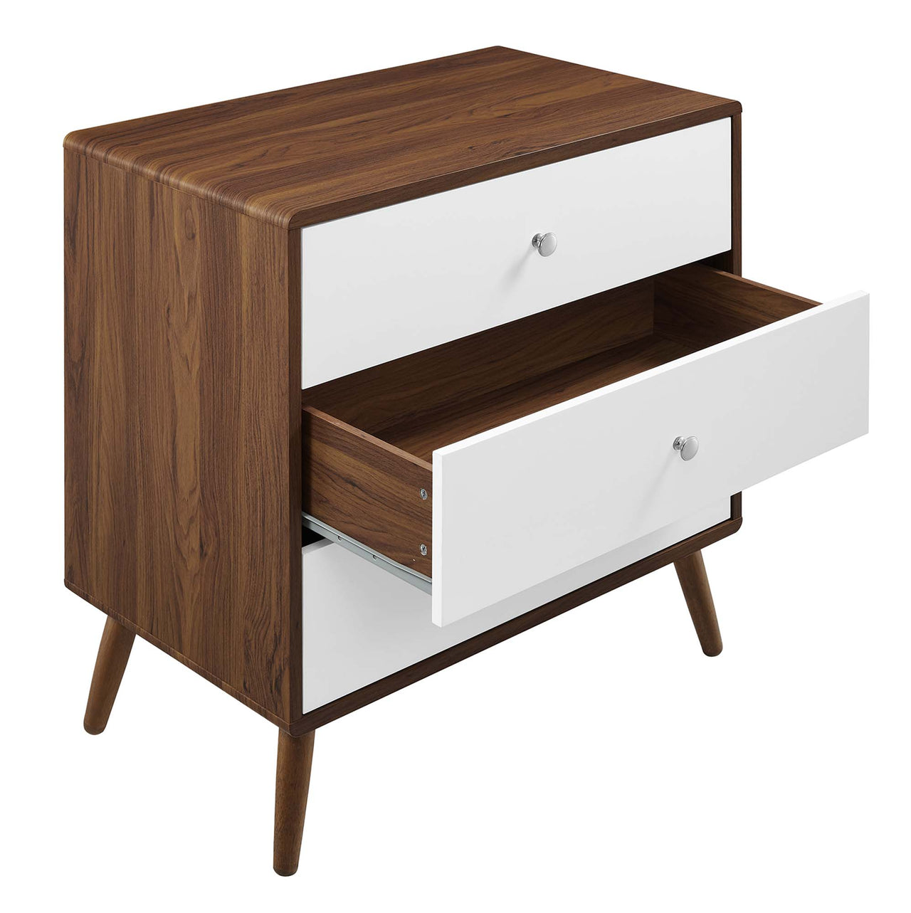 Erisen Chest, Small, Walnut & White