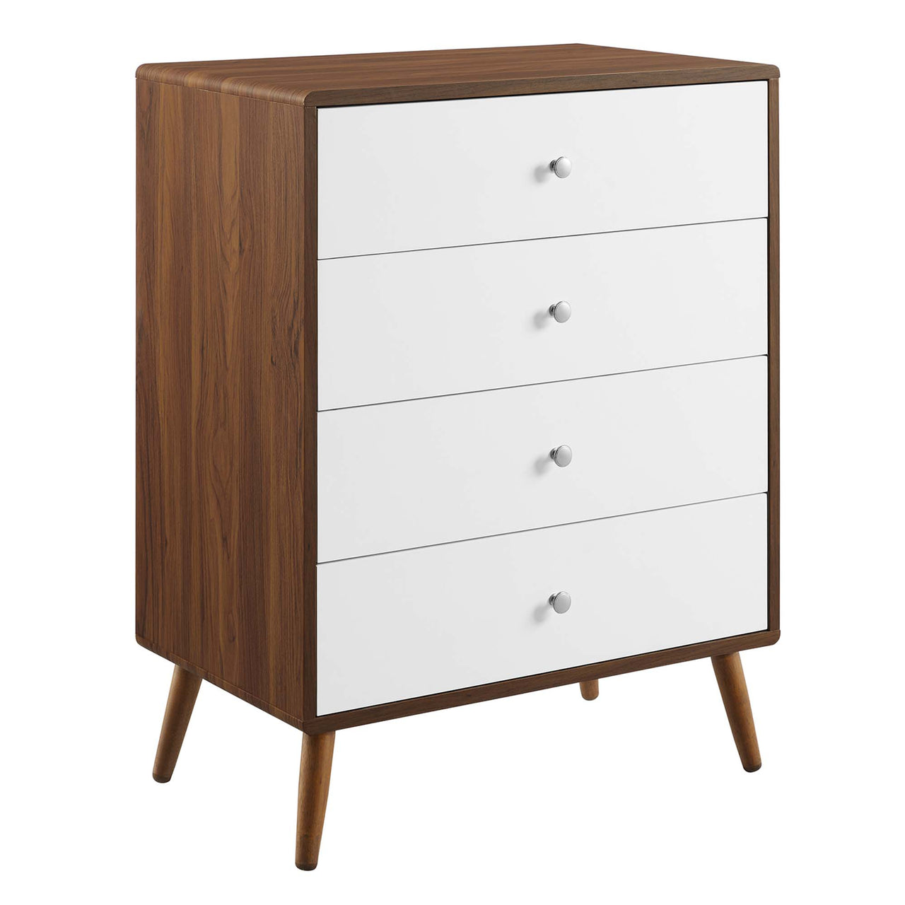 Erisen Chest, Medium, Walnut & White