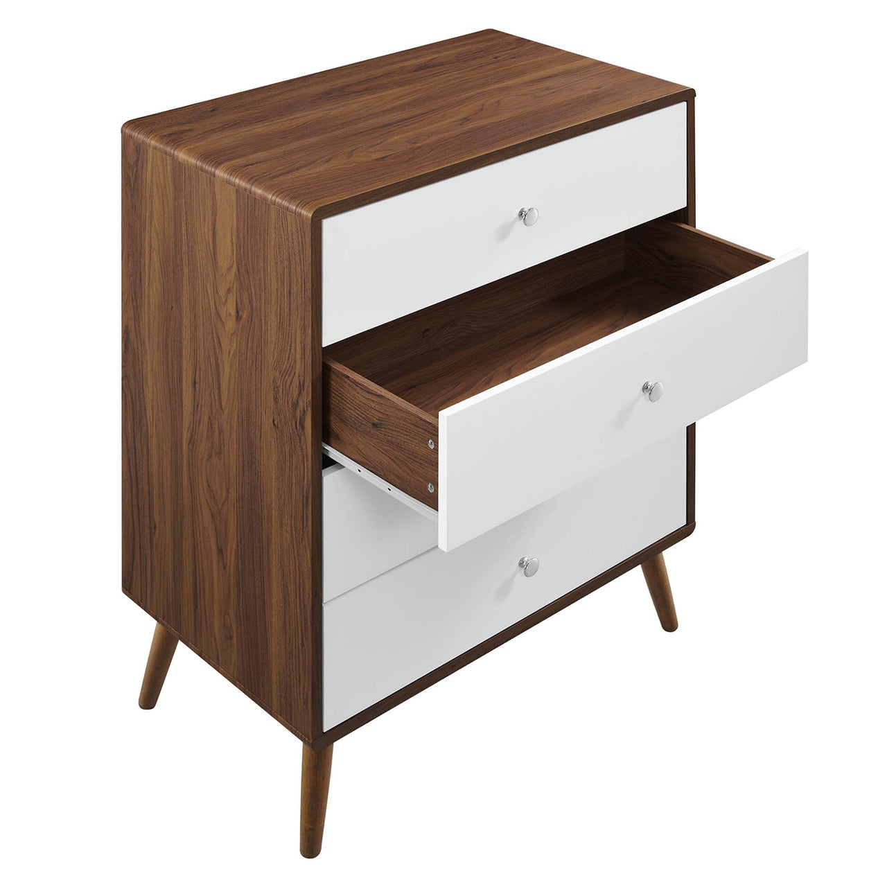 Erisen Chest, Medium, Walnut & White