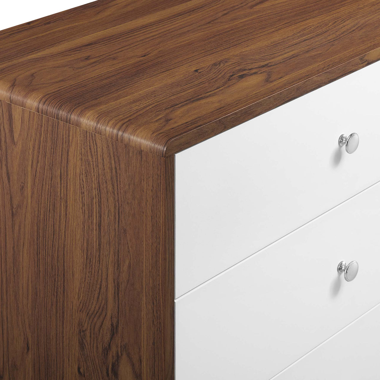 Erisen Dresser, Large, Walnut & White